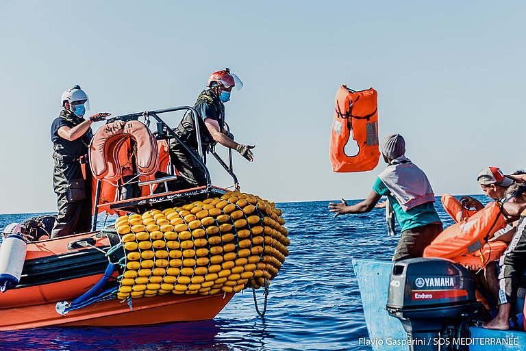 Ohne Seenotrettung entsteht ein menschenrechtliches Vakuum (Foto: Flavio Gasperini/SOS MEDITERRANEE)