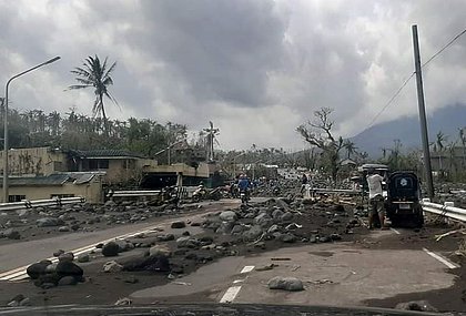 Taifun Goni traf am 1. November auf den Philippinen auf Land und zerstörte Häuser, Straßen und Felder. (Foto: CMA)