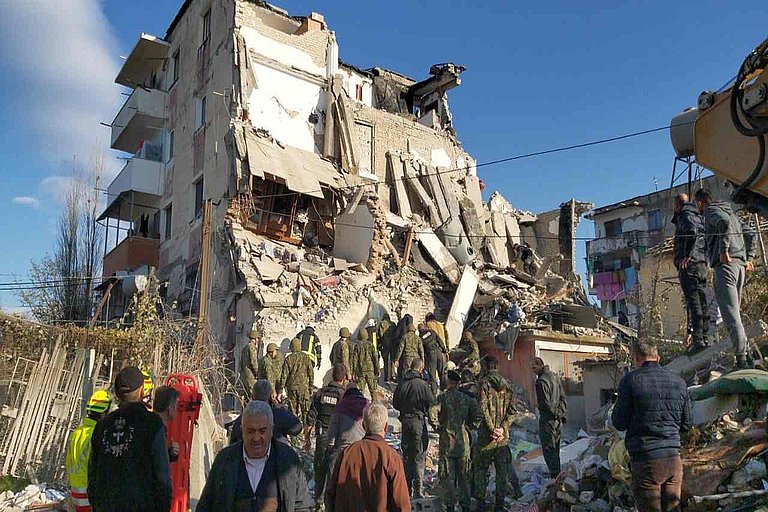 Erdbeben Albanien: Unser Bündnis Aktion Deutschland Hilft ruft zu Spenden auf (Foto: ADRA)