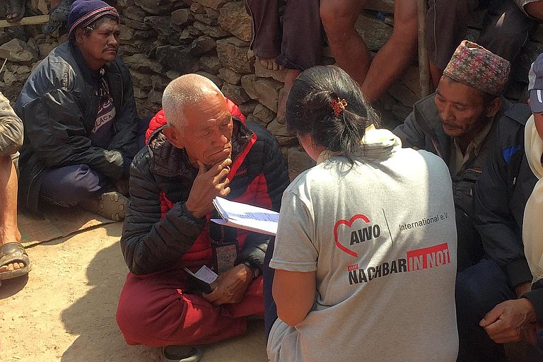 Wiederaufbau und Katastrophenvorsorge in Nepal