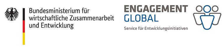 Logo BMZ und ENGAGEMENT GLOBAL