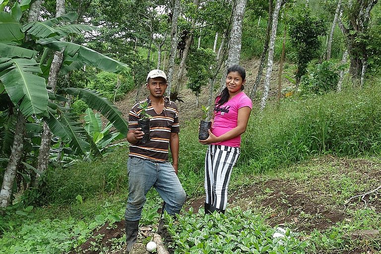 Die Jugendlichen von Boaco und Teustepe wachsen im ländlichen Kontext auf. In universitären Kursen werden sie alternativen Produktionstechniken und ökologischer Landwirtschaft ausgebildet. 
