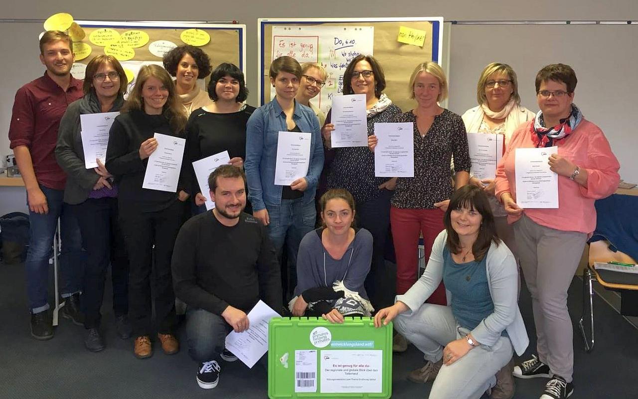 Multiplikatorinnen in den Freiwilligendiensten im Saarland und Rheinland-Pfalz (Foto: AWO International)
