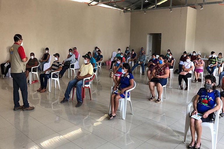 Families are being informed about the virus and appropriate protective measures (Photo: OCDIH)