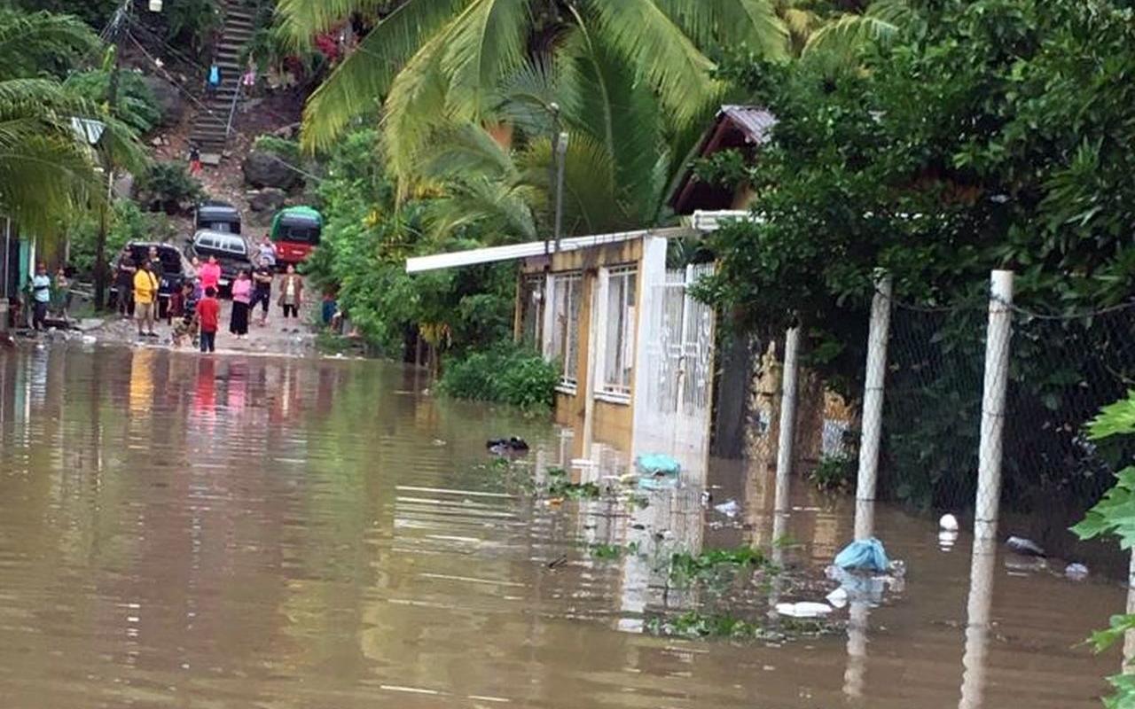 Sturmtief Eta sorgte vielerorts für Überschwemmungen, wie hier in Potrerillos in Honduras (Foto: AWO International/OCDIH)