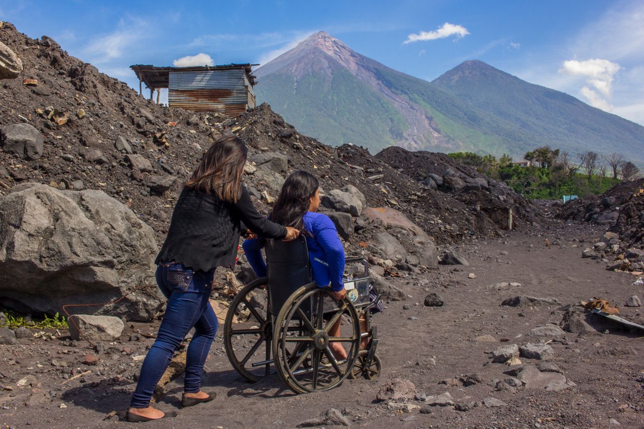 Menschen mit Behinderungen sind besonders gefährdet bei extremen Naturereignissen. Deshalb engagieren wir uns speziell in der inklusiven Katastrophenvorsorge (Foto: AWO International/Guatemala)